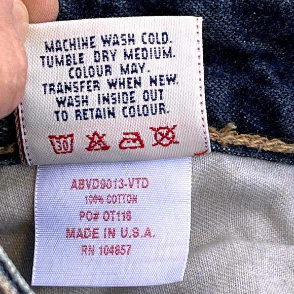 Adriano Goldschmied The Gemini Boot Cut Medium Denim Jeans Womens 28R Cotton - Picture 7 of 8